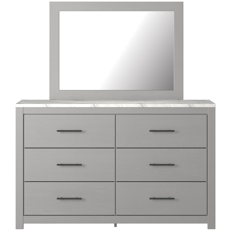 Signature Design by Ashley Cottonburg 6-Drawer Dresser with Mirror 176366/67 IMAGE 2