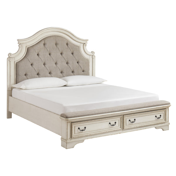 Signature Design by Ashley Realyn California King Upholstered Panel Bed ASY1166 IMAGE 1