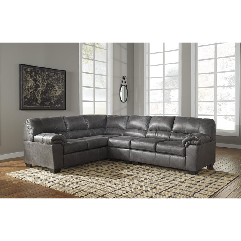 Signature Design by Ashley Bladen Leather Look 3 pc Sectional ASY3049 IMAGE 2