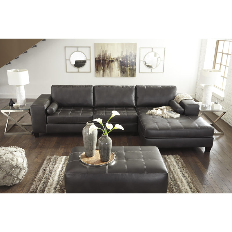 Signature Design by Ashley Nokomis Leather Look 2 pc Sectional 176264/176205 IMAGE 10