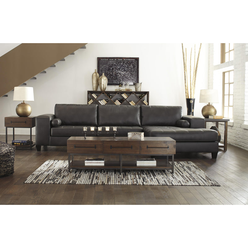 Signature Design by Ashley Nokomis Leather Look 2 pc Sectional 176264/176205 IMAGE 7