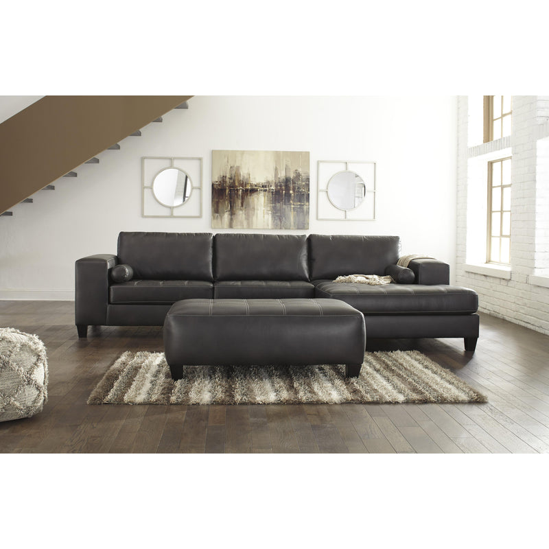 Signature Design by Ashley Nokomis Leather Look 2 pc Sectional 176264/176205 IMAGE 9