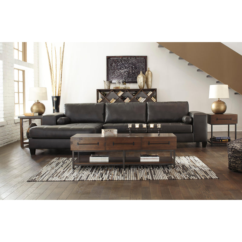 Signature Design by Ashley Nokomis Leather Look 2 pc Sectional 176262/176263 IMAGE 7