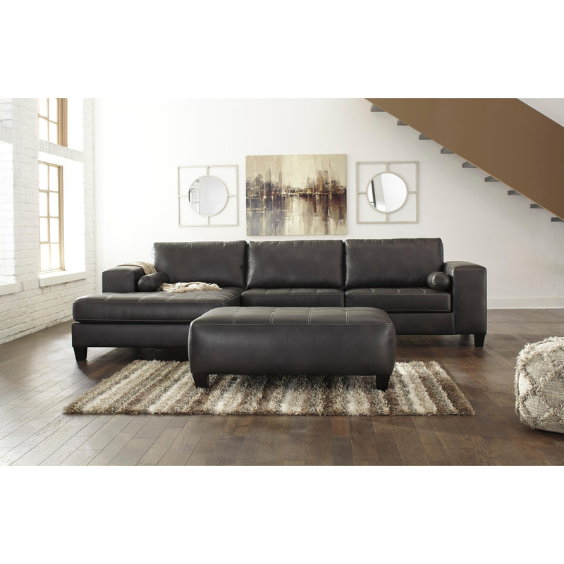 Signature Design by Ashley Nokomis Leather Look 2 pc Sectional 176262/176263 IMAGE 9