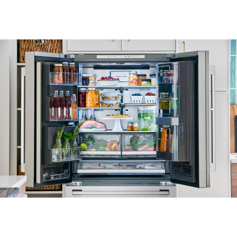 LG STUDIO 26 cu. Réfrigérateur encastrable intelligent côte à côte avec  distributeur d'eau