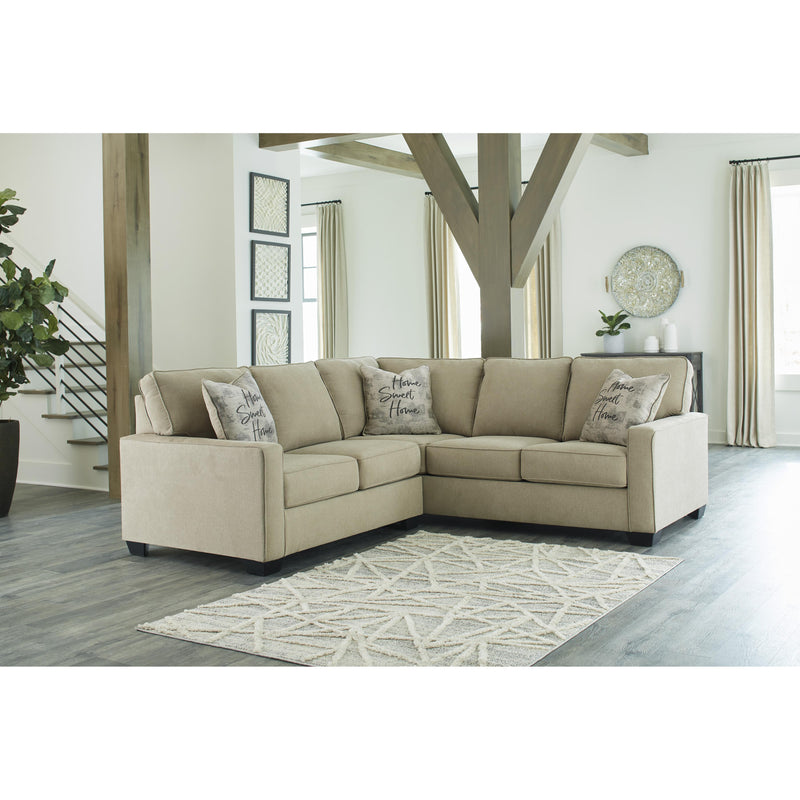 Signature Design by Ashley Lucina Fabric 2 pc Sectional ASY3116 IMAGE 3