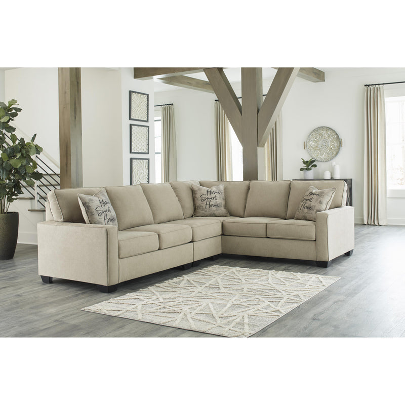 Signature Design by Ashley Lucina Fabric 3 pc Sectional ASY3117 IMAGE 3