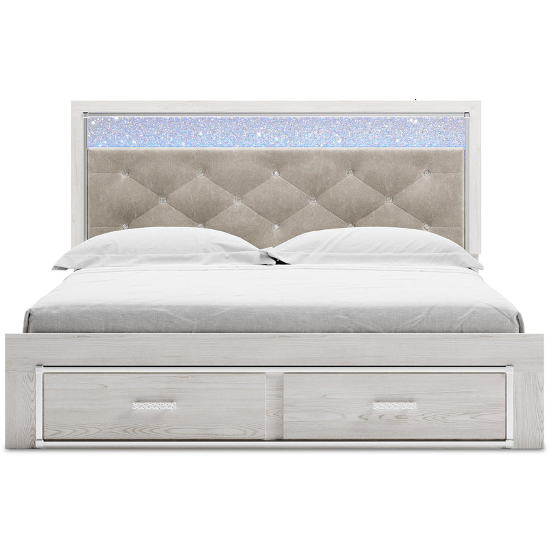 Signature Design by Ashley Altyra King Upholstered Panel Bed with Storage ASY5682 IMAGE 2