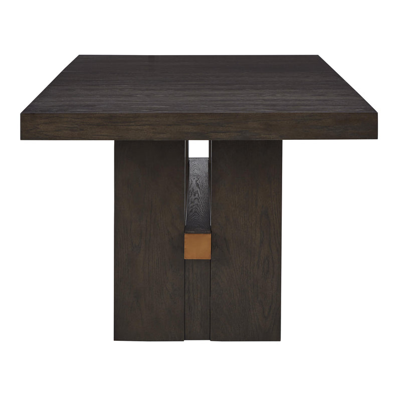 Signature Design by Ashley Burkhaus Dining Table with Trestle Base ASY2690 IMAGE 3