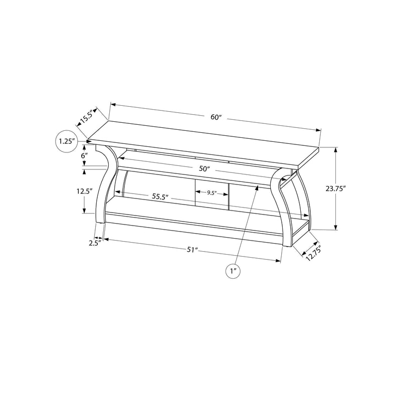 Monarch Flat Panel TV Stand M1692 IMAGE 5