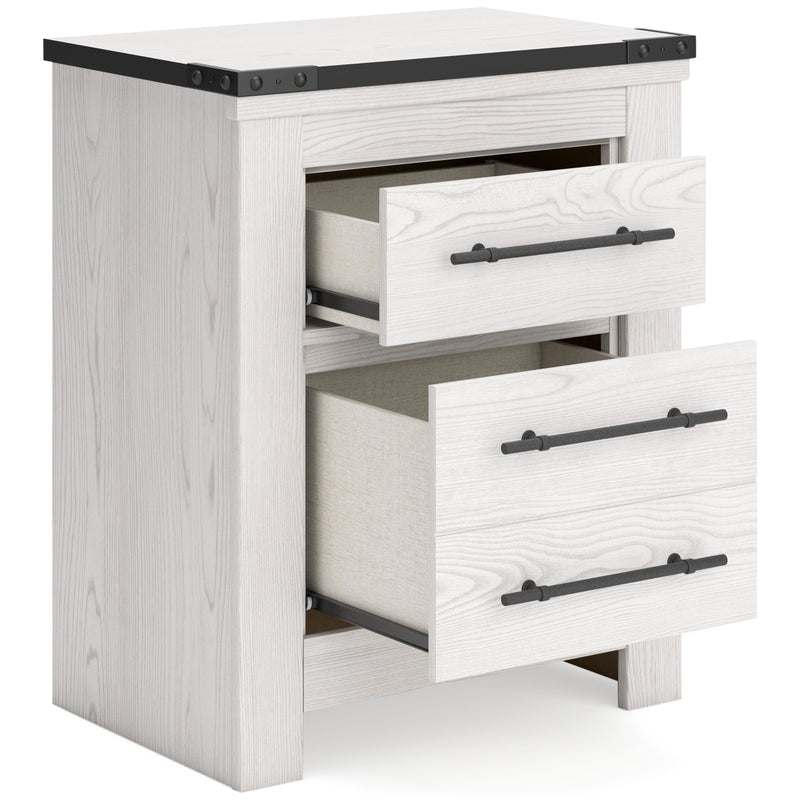 Signature Design by Ashley Schoenberg 2-Drawer Nightstand B1446-92 IMAGE 2