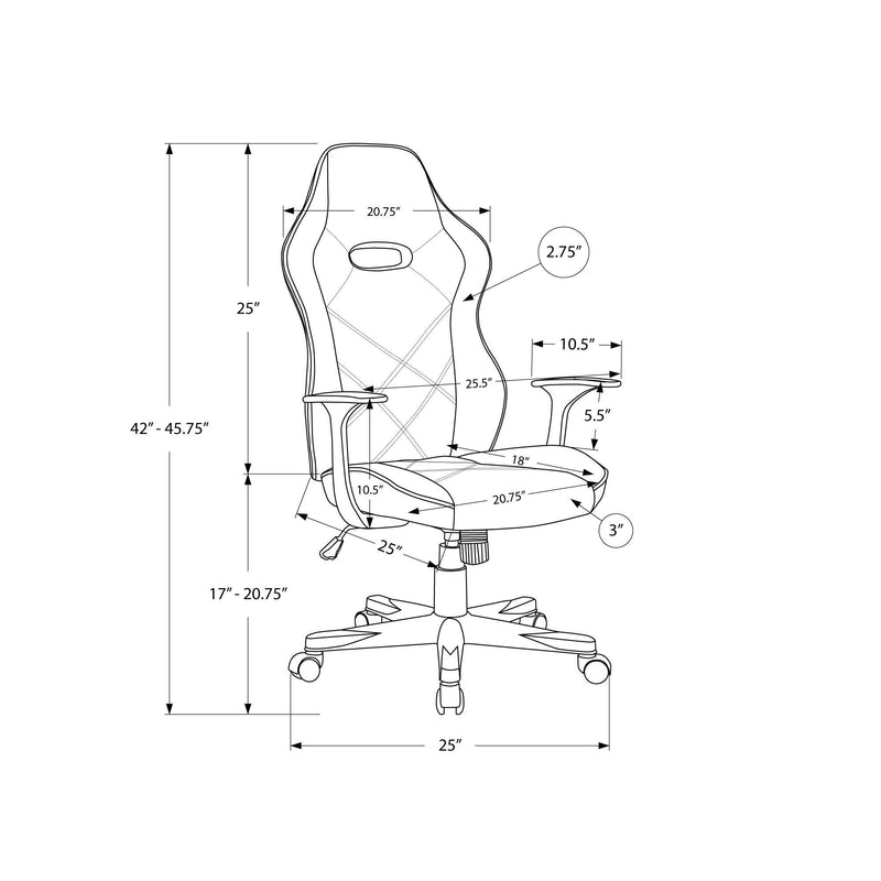 Monarch Office Chairs Office Chairs M1656 IMAGE 11